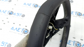 VW Atlas 24-25 steering wheel, black leather, heated, scratches, cuts