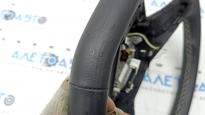 VW Atlas 24-25 steering wheel, black leather, heated, scratches, cuts