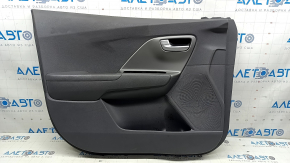 Kia Niro 17-22 front left door panel, gray insert, rubber armrest, scratches, scratches