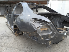 Quarter wing rear left Mercedes C-class W205 15-21 on the body, graphite
