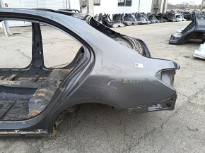 Quarter wing rear left Mercedes C-class W205 15-21 on the body, graphite