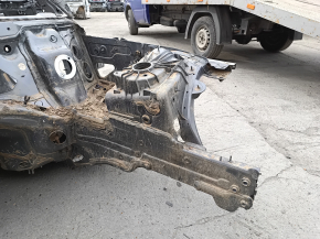 Front left quarter panel of Mercedes C-class W205 15-21 on the body, graphite