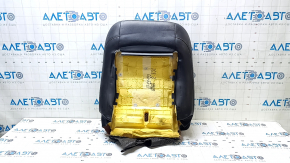Nissan Pathfinder 13-16 passenger seat back upholstery, black leather, perforation, scratches