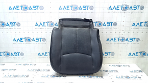 Nissan Pathfinder 13-16 passenger seat cushion upholstery, black leather, perforated, scratches