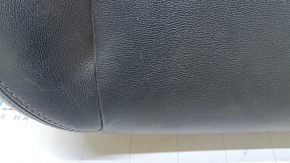 Nissan Pathfinder 13-16 passenger seat cushion upholstery, black leather, perforated, scratches