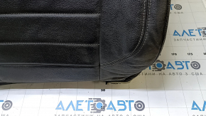 Ford C-max MK2 13-18 passenger seat back upholstery, black leather, heated, wrinkled