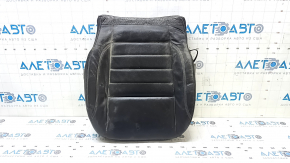 Ford C-max MK2 13-18 passenger seat cushion upholstery, black leather, heated, wrinkled