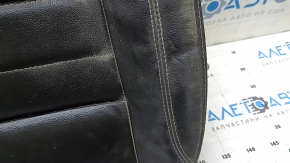 Ford C-max MK2 13-18 passenger seat cushion upholstery, black leather, heated, wrinkled