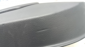 Door trim panel rear right Audi Q5 80A 18-20 black leather, armrest leather brown, with overlays, under the tweeter, with a handle, dents, stain