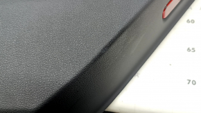 Door trim panel rear right Audi Q5 80A 18-20 black leather, armrest leather brown, with overlays, under the tweeter, with a handle, dents, stain