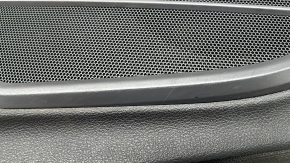 Front left door trim panel for Audi Q5 80A 18-20 black leather, brown leather armrest, with overlays, with handle, scratches