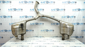 Rear muffler with barrels for Mercedes C-class W205 300 19-21