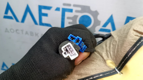 Rear seat cushion for Hyundai Sonata 11-14, beige leather, dents