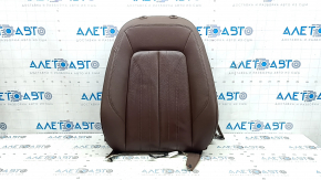 Driver's seat upholstery, upper part, Audi Q5 80A 18-20 leather, black, heated, microcrack, light scratch