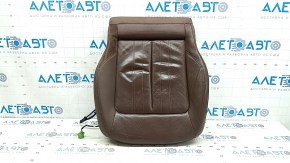Driver's seat upholstery, upper part, Audi Q5 80A 18-20 leather, black, heated, microcrack, light scratch
