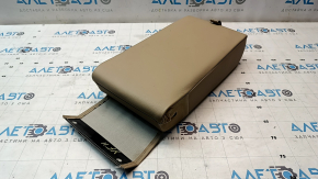 Rear seat back armrest for Hyundai Sonata 11-14, beige leather