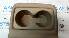 Rear seat back armrest for Hyundai Sonata 11-14, beige leather