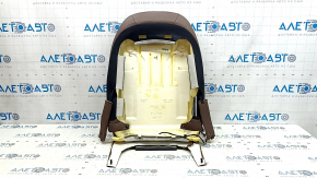 Audi Q5 80A 18-20 driver's seat back upholstery, brown leather, heated, wrinkled