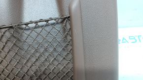 Black rear driver's seat backrest trim for Audi Q5 80A 18-24, with mesh, broken latches