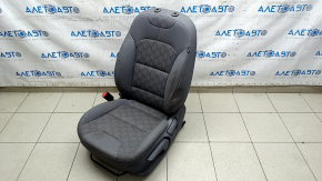 Driver's seat for Kia Niro 17-22 HEV, PHEV without airbag, cloth, combined gray, mechanical, scratches, dry-cleanable