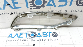 Right rear bumper grille molding for Audi Q5 80A 18-20 chrome