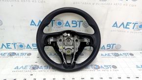 Kia Niro 17-19 HEV steering wheel, PHEV rubber, black, without buttons and trim, worn