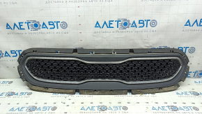 Kia Niro 17-19 HEV radiator grille, PHEV without radar, chrome + gloss black, sand, scratches