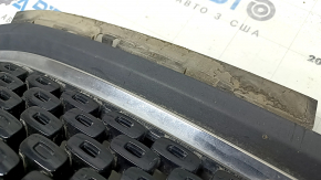 Kia Niro 17-19 HEV radiator grille, PHEV without radar, chrome + gloss black, sand, scratches
