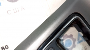 Kia Niro 17-22 HEV, PHEV center console trim, matte gray, scratches, broken fastener