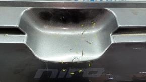 Kia Niro 17-19 HEV rear bumper, PHEV without parking sensors, graphite, scratches, abrasions