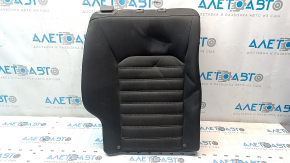 Right rear seat backrest for Ford Fusion mk5 13-15, black fabric, white stitching, dents
