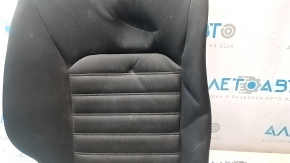 Right rear seat backrest for Ford Fusion mk5 13-15, black fabric, white stitching, dents
