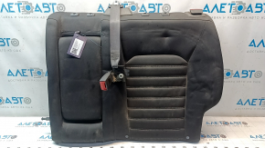 Left rear seat backrest for Ford Fusion mk5 13-15, black fabric, white stitching
