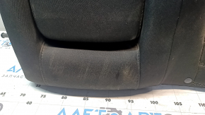 Left rear seat backrest for Ford Fusion mk5 13-15, black fabric, white stitching