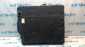 Left rear seat backrest for Ford Fusion mk5 13-15, black fabric, white stitching