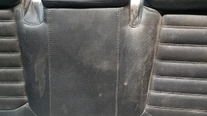 Ford Fusion mk5 13-15 rear seat cushion, black fabric, white stitching