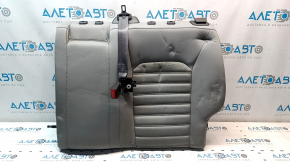Left rear seat backrest for Ford Fusion mk5 2013-2015, gray fabric, with latch, dents for dry cleaning