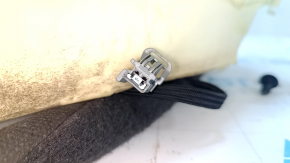Ford C-max MK2 13-18 passenger seat back upholstery, black leather, heated