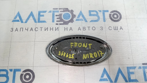The KIA emblem badge on the front bumper of the Kia Niro 17-22 has swollen paint and sand.