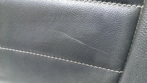 Ford C-max MK2 13-18 passenger seat back upholstery, black leather, heated, scratched