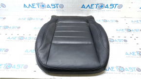 Ford C-max MK2 13-18 passenger seat cushion upholstery, black leather, heated, scratched