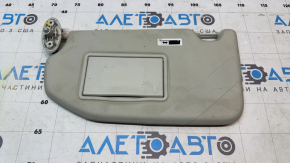 Left visor for Ford Ecosport 18-22, gray, no hook, broken guide
