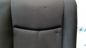 Right rear seat backrest heated, black cloth, Nissan Leaf 13-15