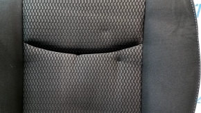 Left rear seat backrest for Nissan Leaf 13-15, heated, black cloth
