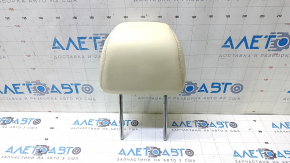 Lincoln MKC 15-19 passenger seat headrest, beige leather, scratched