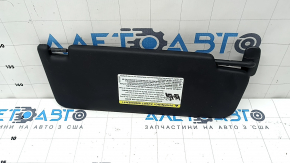 Left sun visor for Audi Q5 80A 18-24, black, without hook