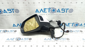 Left side mirror assembly for Audi Q5 80A 18-24V, 15 pins, auto-dimming, turn signal, BSM, heated, white