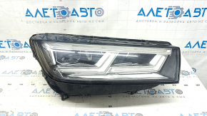 Right front headlight assembly for Audi Q5 80A 18-20 LED, scratched