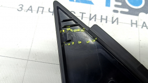 Audi Q5 80A 18-24 black gloss outer door corner molding, broken fastener, scratches