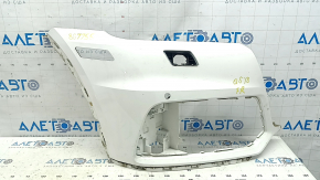 Front bare bumper, right side, Audi Q5 80A 18-20, white, for parking sensors, for headlight washers, without plug